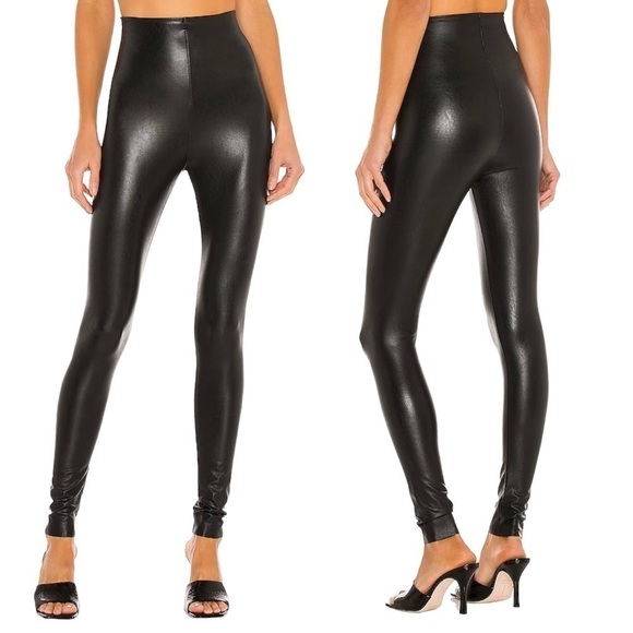 COMMANDO x REVOLVE Perfect Control Faux Leather Leggings - Picture 1 of 8